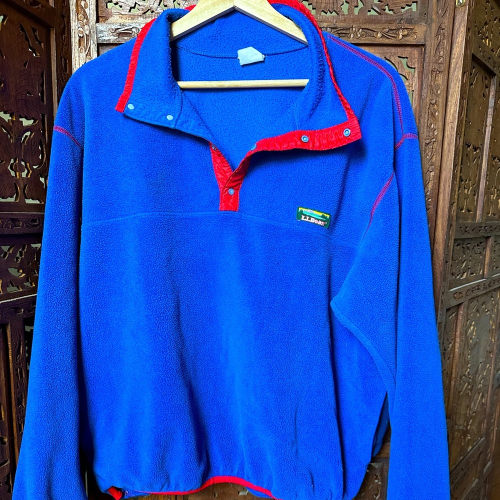 Vintage 90s L.L. Bean Fleece Pullover